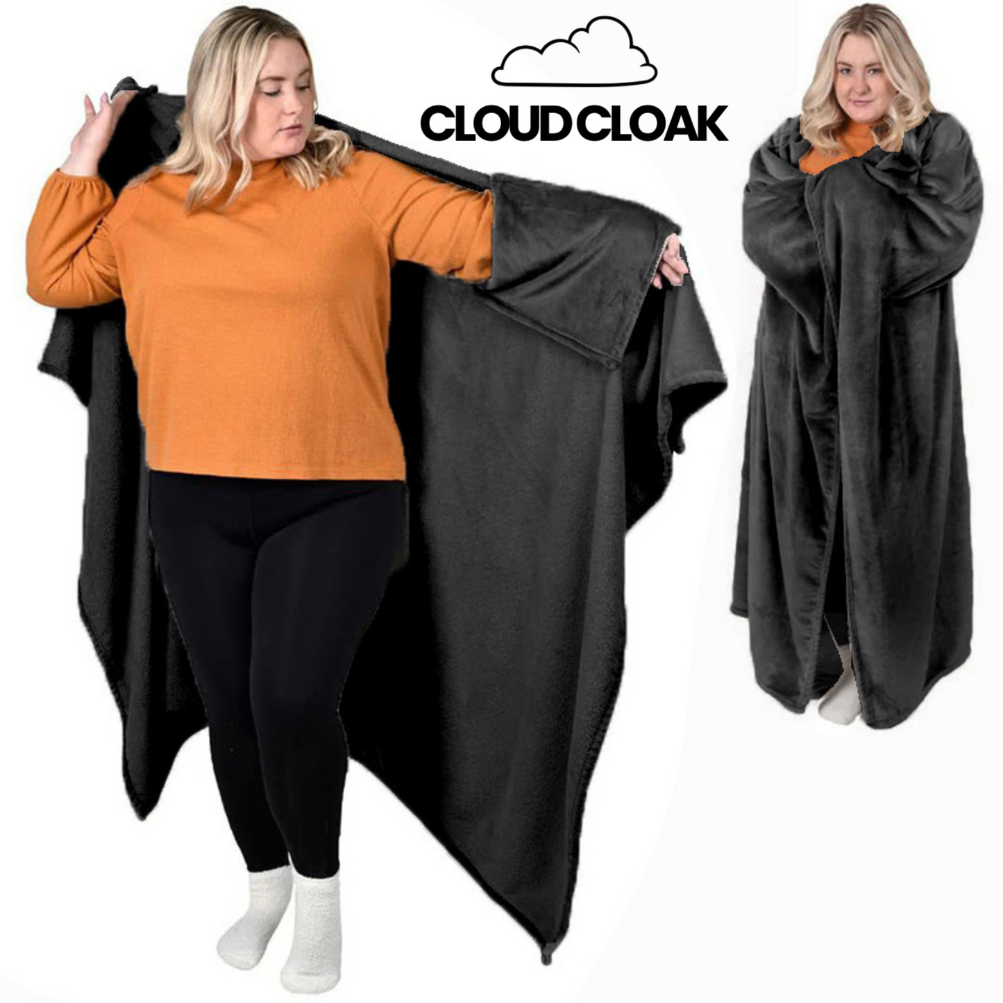 Cloud Cloak Wearable Blanket