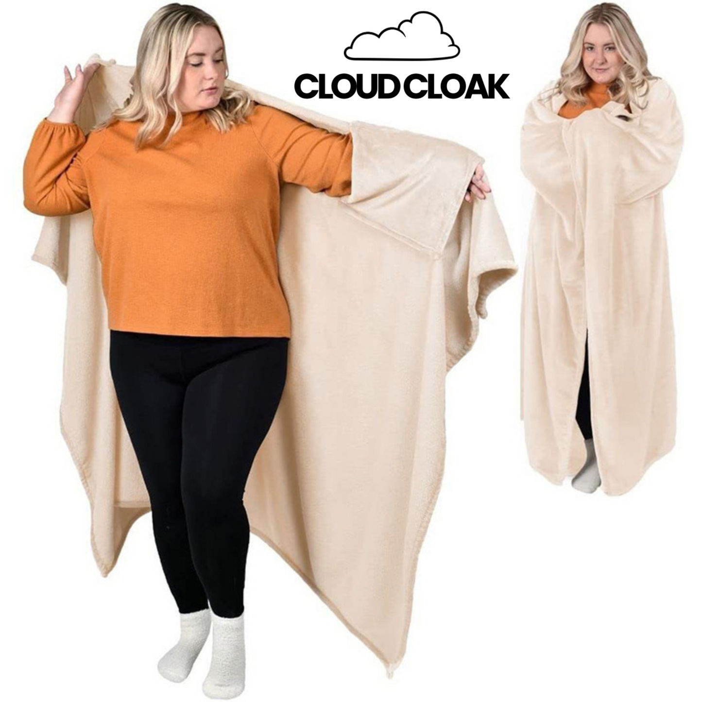 Cloud Cloak Wearable Blanket